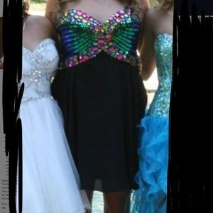 Night Moves Homecoming Dress